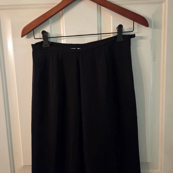 Talbots Vintage Black High Waisted Side Zip Straight Leg Pants NWT Size 4 - Picture 2 of 11